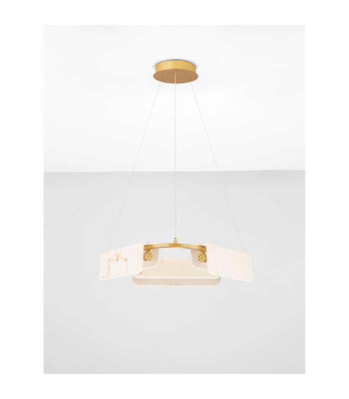 Aider Integrated LED Pendant Ceiling Light Brass Gold Triac Dimmable LED 34W 2146lm 3000K-3