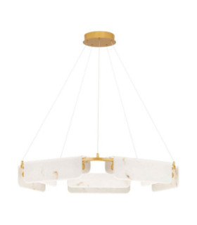 Aider Integrated LED Pendant Ceiling Light Brass Gold Triac Dimmable LED 45W 2707lm 3000K-1