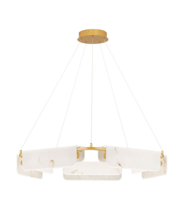 Aider Integrated LED Pendant Ceiling Light Brass Gold Triac Dimmable LED 45W 2707lm 3000K-1