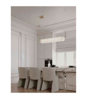 Aider Bar Pendant Ceiling Light Brass Gold Triac Dimmable LED 35W 2219lm 3000K-2