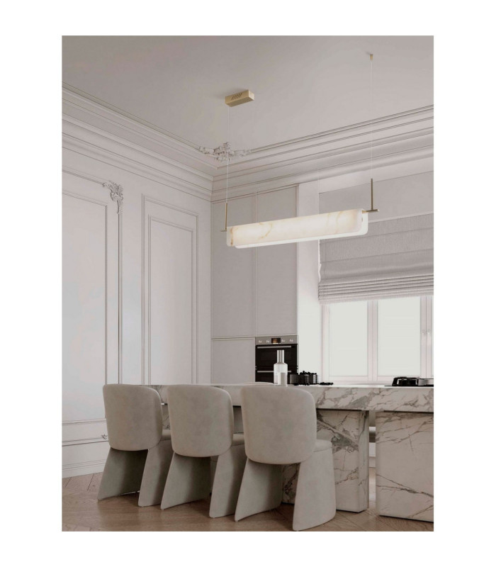 Aider Bar Pendant Ceiling Light Brass Gold Triac Dimmable LED 35W 2219lm 3000K-2
