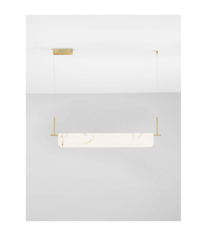 Aider Bar Pendant Ceiling Light Brass Gold Triac Dimmable LED 35W 2219lm 3000K-3
