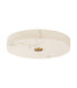 Serita Flush Ceiling Light Brass Gold Triac Dimmable LED 28W 1952lm 3000K-1