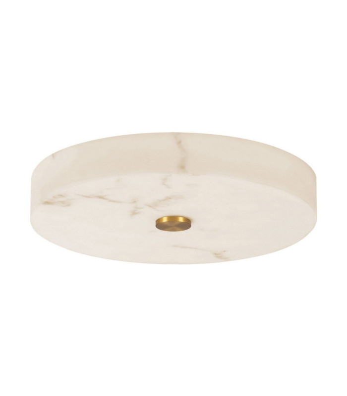 Serita Flush Ceiling Light Brass Gold Triac Dimmable LED 28W 1952lm 3000K-1