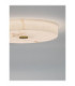 Serita Flush Ceiling Light Brass Gold Triac Dimmable LED 28W 1952lm 3000K-6