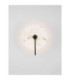 Maru Integrated LED Wall Lamp Matt Black LED 6W 262lm 3000K-2