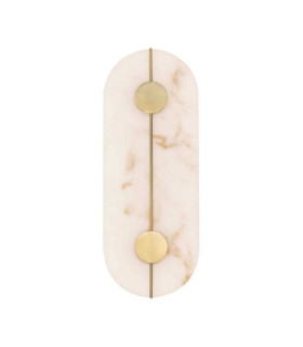 Aider Integrated LED Wall Lamp Brass Gold LED 19W 866lm 3000K-1
