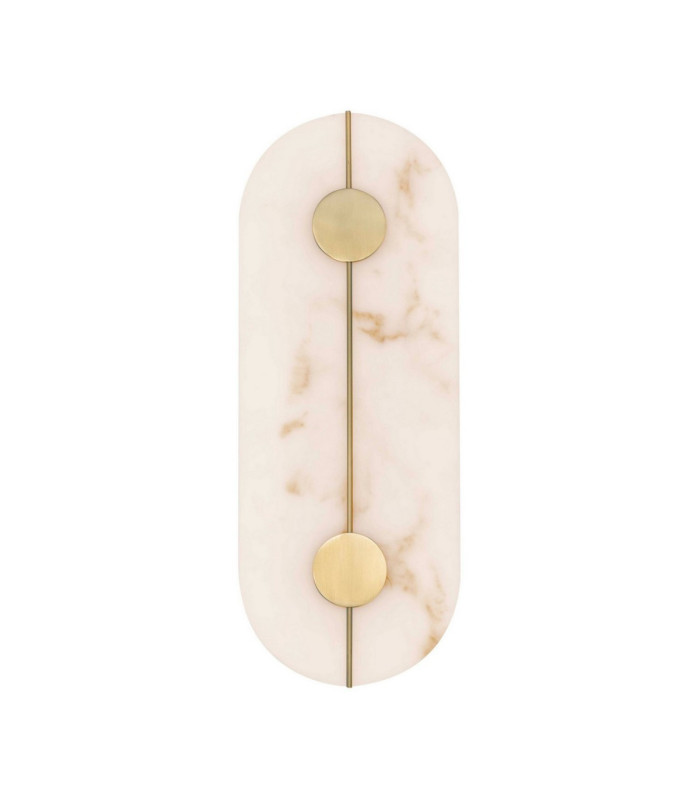 Aider Integrated LED Wall Lamp Brass Gold LED 19W 866lm 3000K-1