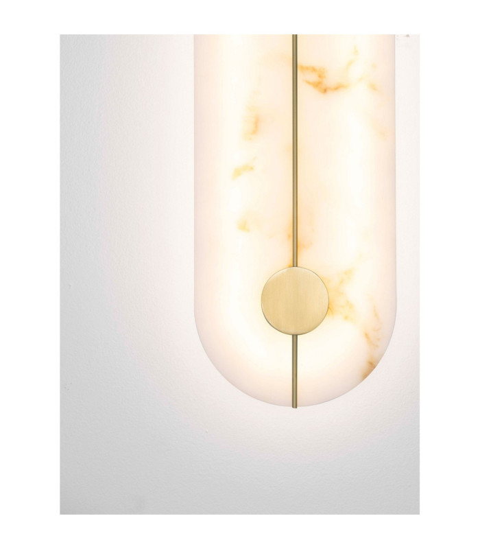 Aider Integrated LED Wall Lamp Brass Gold LED 19W 866lm 3000K-5