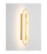 Aider Integrated LED Wall Lamp Brass Gold LED 19W 866lm 3000K-6