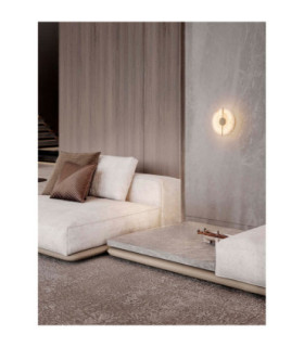 Aider Integrated LED Wall Lamp Brass Gold LED 12W 694lm 3000K-2