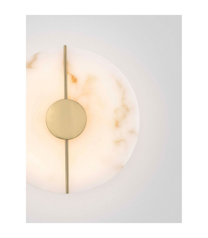 Aider Integrated LED Wall Lamp Brass Gold LED 12W 694lm 3000K-5