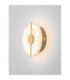 Aider Integrated LED Wall Lamp Brass Gold LED 12W 694lm 3000K-6