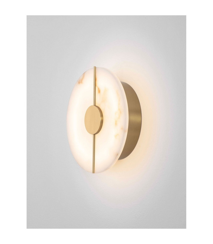 Aider Integrated LED Wall Lamp Brass Gold LED 12W 694lm 3000K-6