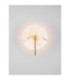 Aider Integrated LED Wall Lamp Brass Gold LED 6W 417lm 3000K-4