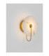 Aider Integrated LED Wall Lamp Brass Gold LED 6W 417lm 3000K-5