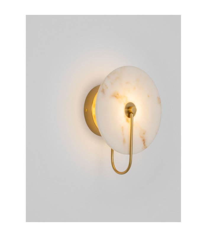 Aider Integrated LED Wall Lamp Brass Gold LED 6W 417lm 3000K-5