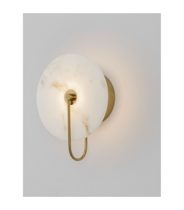 Aider Integrated LED Wall Lamp Brass Gold LED 6W 417lm 3000K-6