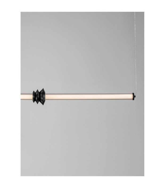Stalactite Bar Pendant Ceiling Light Sandy Black Triac Dimmable LED 15W 1109lm 3000K-5