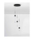 Stalactite Cluster Pendant Ceiling Light Sandy Black Triac Dimmable LED 18W 1346lm 3000K-3