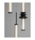 Stalactite Cluster Pendant Ceiling Light Sandy Black Triac Dimmable LED 32W 2306lm 3000K-7