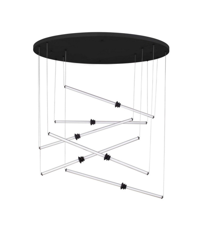 Stalactite Cluster Pendant Ceiling Light Sandy Black Triac Dimmable LED 79W 6467lm 3000K-1