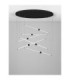 Stalactite Cluster Pendant Ceiling Light Sandy Black Triac Dimmable LED 79W 6467lm 3000K-3