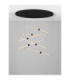 Stalactite Cluster Pendant Ceiling Light Sandy Black Triac Dimmable LED 79W 6467lm 3000K-4