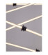 Stalactite Cluster Pendant Ceiling Light Sandy Black Triac Dimmable LED 79W 6467lm 3000K-5