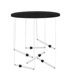 Stalactite Cluster Pendant Ceiling Light Sandy Black Triac Dimmable LED 36W 2811lm 3000K-1