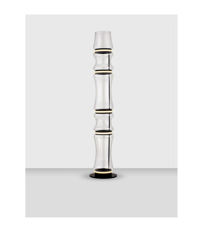 Anapnoe LED Integrated Floor Lamp Matt Black Dimmable LED 46W 965lm 3000K-4
