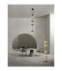 Anapnoe LED Integrated Floor Lamp Matt Black Dimmable LED 46W 965lm 3000K-5