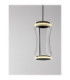 Anapnoe Integrated LED Pendant Ceiling Light Matt Black Sensor Dimmable LED 25W 340lm 3000K-3