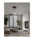 Topaz Cluster Pendant Ceiling Light Matt Black Triac Dimmable LED 55W 3850lm 3000K-2