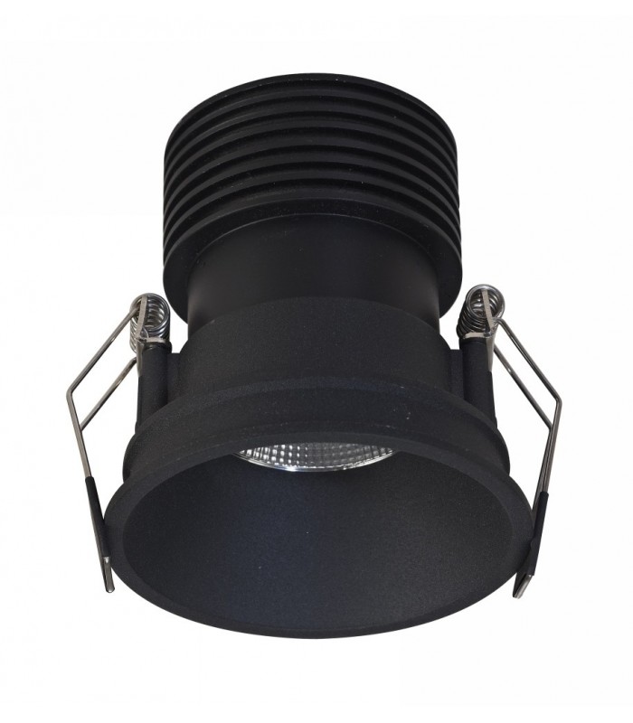 LED Recessed Downlight, Black, 25 deg. Beam Angle, 840lm, 5000K, IP20, DRIVER NOT INC. - 6