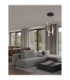 Topaz Cluster Pendant Ceiling Light Matt Black Triac Dimmable LED 40W 2800lm 3000K-2