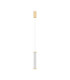Pheme Slim Pendant Ceiling Light Brushed Gold Triac Dimmable LED 6W 398lm 3000K-1