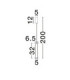 Pheme Slim Pendant Ceiling Light Brushed Gold Triac Dimmable LED 6W 398lm 3000K-7