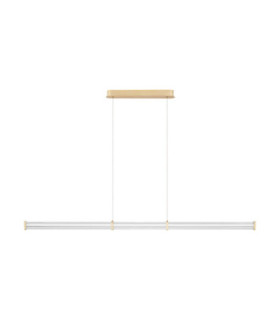 Pheme Bar Pendant Ceiling Light Brushed Gold Triac Dimmable LED 21W 1470lm 3000K-1