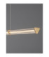 Pheme Bar Pendant Ceiling Light Brushed Gold Triac Dimmable LED 21W 1470lm 3000K-5