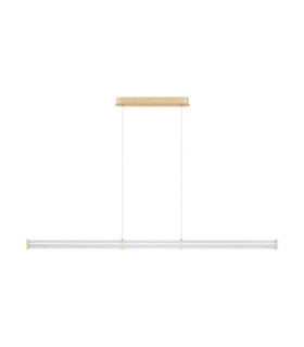 Pheme Bar Pendant Ceiling Light Brushed Gold Triac Dimmable LED 21W 1470lm 2700K-1