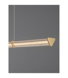 Pheme Bar Pendant Ceiling Light Brushed Gold Triac Dimmable LED 21W 1470lm 2700K-2