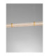 Pheme Bar Pendant Ceiling Light Brushed Gold Triac Dimmable LED 21W 1470lm 2700K-5