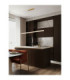 Pheme Bar Pendant Ceiling Light Brushed Gold Triac Dimmable LED 21W 1470lm 2700K-6