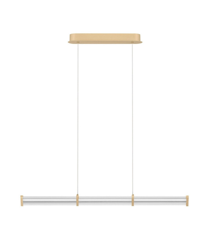 Pheme Bar Pendant Ceiling Light Brushed Gold Triac Dimmable LED 13W 910lm 3000K-1