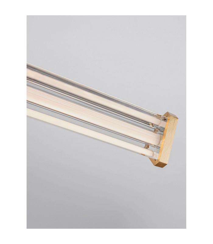 Pheme Bar Pendant Ceiling Light Brushed Gold Triac Dimmable LED 13W 910lm 3000K-5