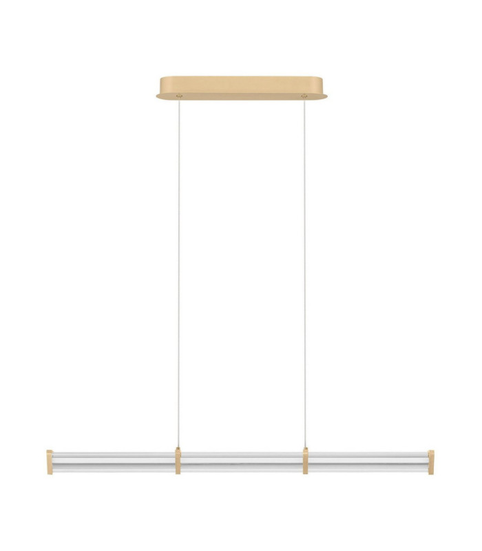 Pheme Bar Pendant Ceiling Light Brushed Gold Triac Dimmable LED 13W 910lm 2700K-1