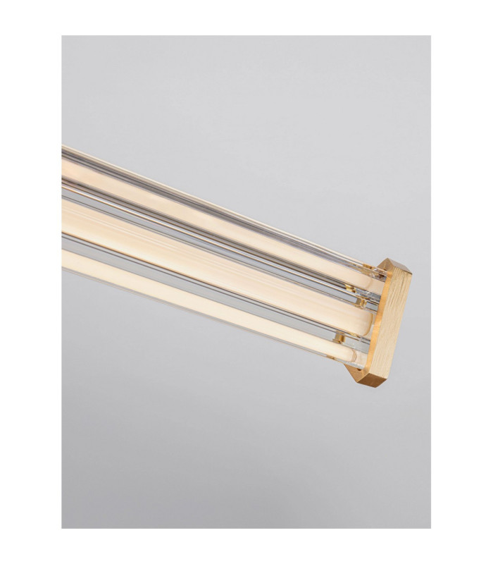 Pheme Bar Pendant Ceiling Light Brushed Gold Triac Dimmable LED 13W 910lm 2700K-5