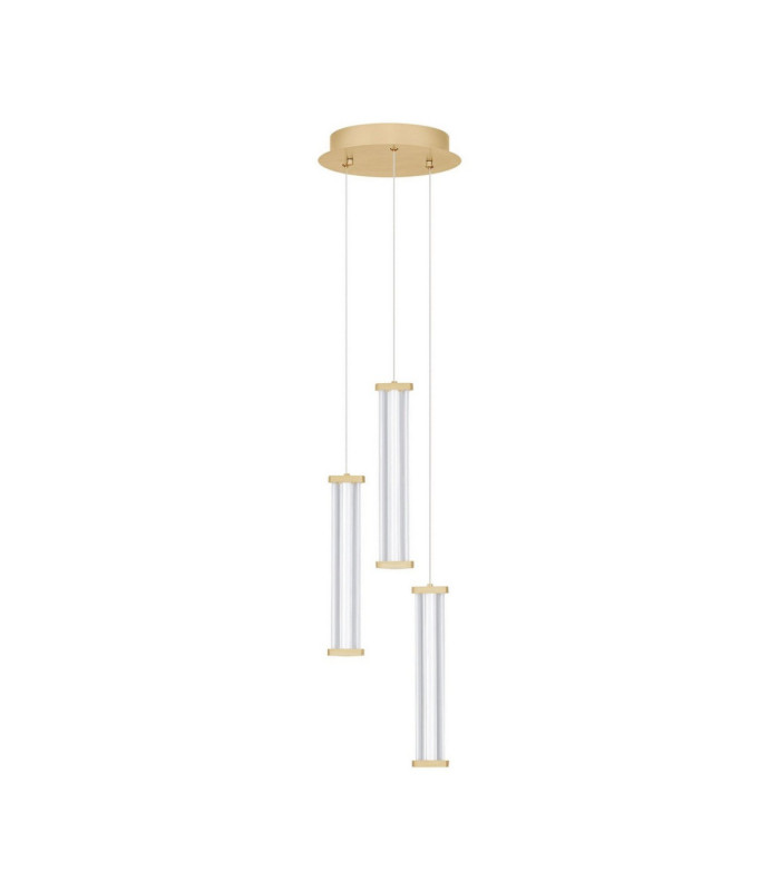 Pheme Cluster Pendant Ceiling Light Brushed Gold Triac Dimmable LED 13W 910lm 3000K-1
