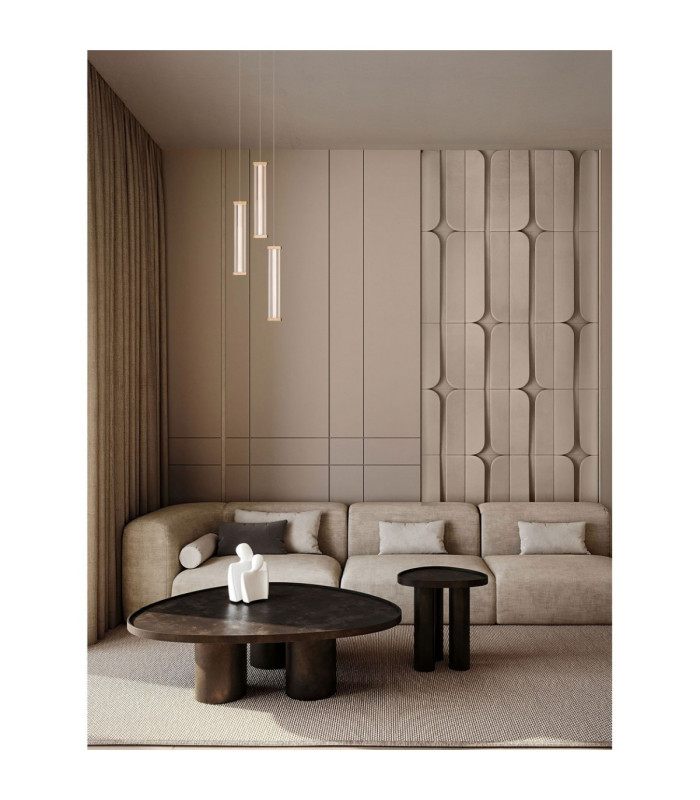 Pheme Cluster Pendant Ceiling Light Brushed Gold Triac Dimmable LED 13W 910lm 3000K-2